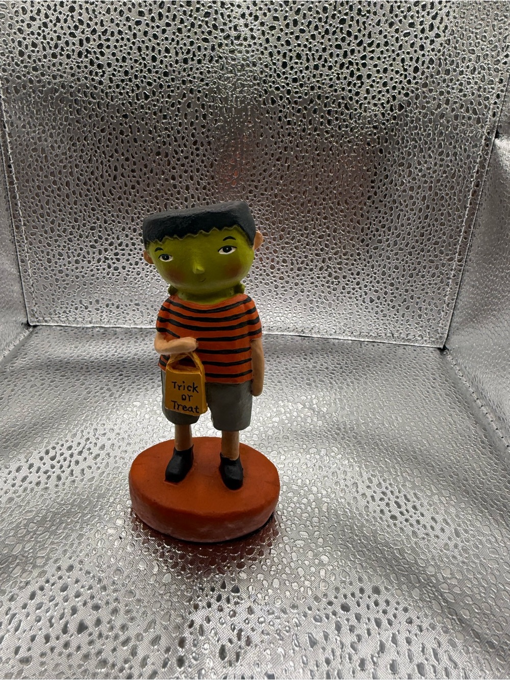 Vintage Jenene Mortimer Halloween Collection - Frankenstein Trick or Treater